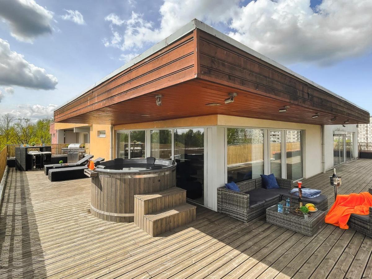 Skyhouse Riga Lux Penthouse & Spa Экстерьер фото